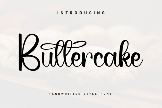 Buttercake Font
